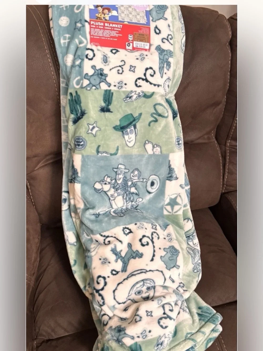Toy Story 5 Stars Full/Queen 90x90 inch Plush Blanket
